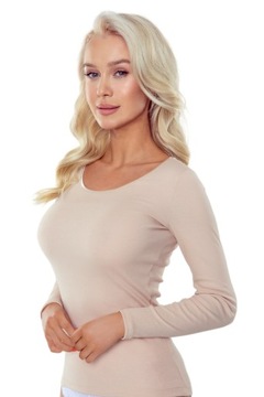 Eldar Irene koszulka z długim rękawem beżowa XXXL