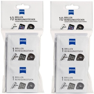 Салфетки для чистки очков ZEISS 10 шт.