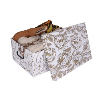 Картонная коробка МАКСИ ЗОЛОТЫЕ ПИОНЫ