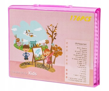 ZESTAW ARTYSTYCZNY DO MALOWANIA RYSOWANIA 176 EL