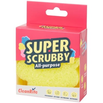 SUPER SCRUBBY SCRUB GĄBKA do naczyń garnków UNIWERSALNA CLEANRITE