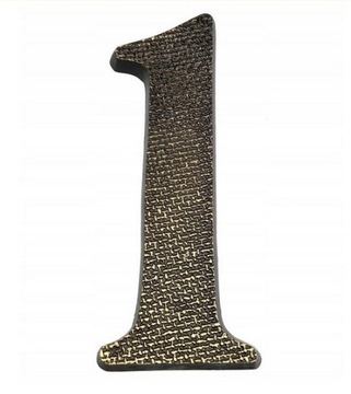 CYFRA NUMER NA DOM BUDYNEK MOSIĘŻNA PATYNA 20 cm 1