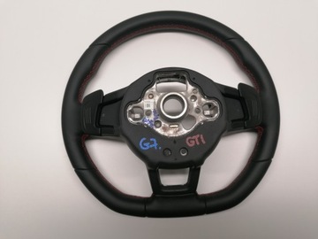 VW GOLF VII 7 GTI KIEROWNICA SKÓRZANA ORYGINAŁ