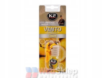 VENTO K2 АВТОМОБИЛЬНЫЙ АРОМАТ ЛИМОН 8мл ОСВЕЖАЕТ