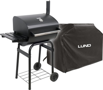 УГОЛЬНЫЙ САДОВЫЙ ГРИЛЬ, БОЛЬШОЙ, 47 см + КРЫШКА