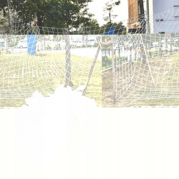 СЕТКА ФУТБОЛЬНЫЕ ВОРОТА 3X2M Белый