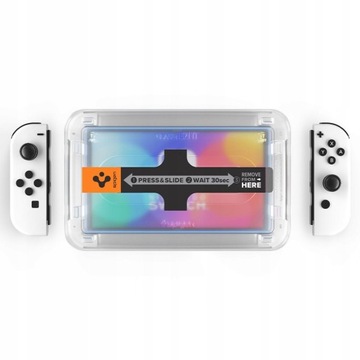 Закаленное стекло для Nintendo Switch Oled Spigen