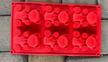 СИЛИКОНОВАЯ ФОРМА ДЛЯ КЕКСОВ, ФОРМА ДЛЯ ПЕЧЕНЬЯ МИШКА