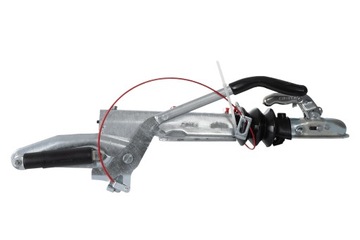 Обгонное устройство - инерционный тормоз для прицепа KNOTT 2000кг