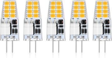 5 x Żarówka G4 2 W = 20W 2900 K