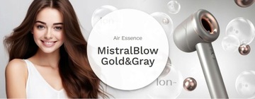 Интеллектуальный фен Air Essence MistralBlow iQ Ionic Gold&Grey