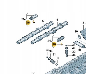КЛАПАНА ПУСТЕР AUDI A6 4.2 98-08