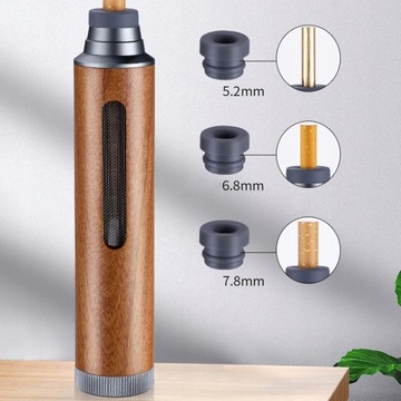 Мини-автомобильная пепельница, деревянная, бездымная, прочная, антиполетная