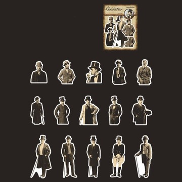 НАКЛЕЙКИ ДЛЯ ЖУРНАЛ-ПЛАНИНИКА СКРАПБУКИНГА ВИНТАЖ