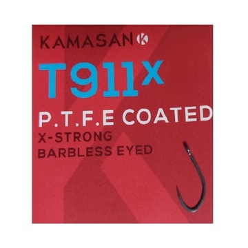 Haczyki T911X PTFE r. 10 KAMASAN