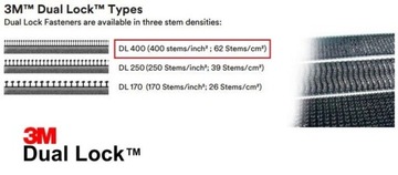 3M DUAL LOCK VELCRO SJ 3551 400 грибов SJ-3551