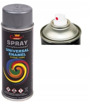CHAMPION SPRAY UNIWERSALNY SREBRNY ACRYLIC RAL9006 400ml