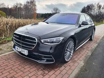 Mercedes Klasa S W223/V223 Sedan 4.0 580 MHEV 503KM 2021 Mercedes-Benz Klasa S S580L AMG 2021 Full 4.0 Hybryda 503KM