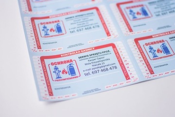 Рекламные наклейки с логотипом 5х5 см 250 шт.