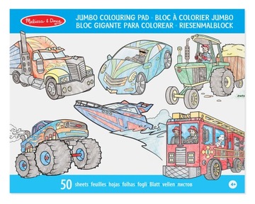 Blok Rysunkowy Pojazdy Melissa and Doug 14205