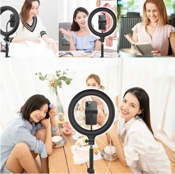 СВЕТОДИОДНАЯ КОЛЬЦЕВАЯ ЛАМПА 80 Вт ШТАТИВ 2,20 М КОЛЬЦО 30 СМ TikTok, Макияж, Youtube