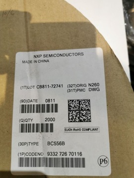 Tranzystor BC556B PNP 80V 0.2A W83-10szt