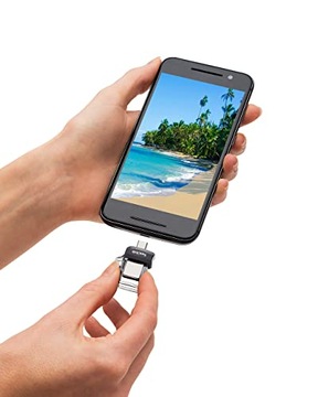 НАКОПИТЕЛЬ SANDISK 32 ГБ, ДВОЙНОЙ USB-НАКОПИТЕЛЬ MICRO 3.0