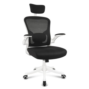 Aufun krzesło biurowe ergonomiczne, krzesło komputerowe, czarne