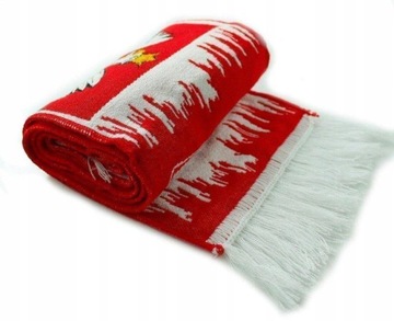 Двусторонний шарф фаната ПОЛЬШИ.