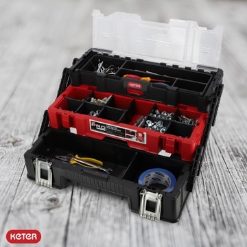 КОРОБКА-ОРГАНИЗАТОР ЧЕМОДАНА ДЛЯ ИНСТРУМЕНТОВ KETER