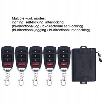 433 МГц, 4-канальный пульт дистанционного управления для гаражных ворот