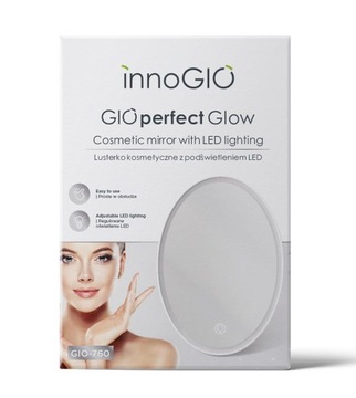 Podświetlane lusterko do makijażu InnoGIO GLOW