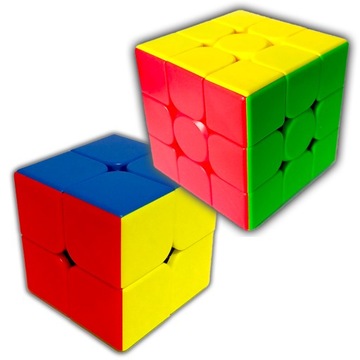 Zestaw Kostek 2x2 3x3 PROFESJONALNIE Wyregulowany
