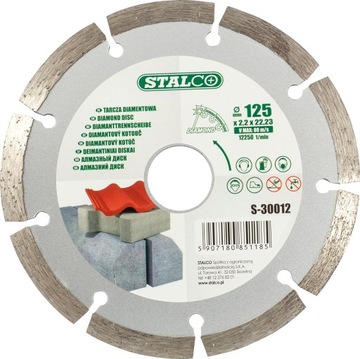 TARCZA DIAMENTOWA DO KAMIENIA BETONU KOSTKI 180 mm
