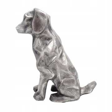 FIGURKA psa 26 cm aluminium PIESEK METALOWA jakość