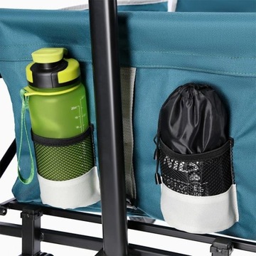 NILS CAMP ЗЕЛЕНО-СЕРЫЙ СКЛАДНОЙ ТУРИСТИЧЕСКИЙ ПРИЦЕП 125л NC1606