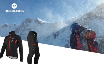 Велосипедные брюки согревают до -10°C ROCKBROS YPK009 S