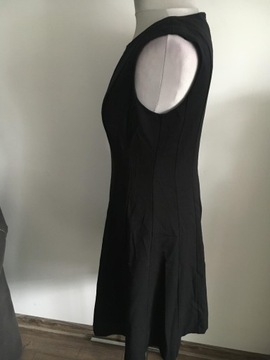 m&s* sukienka rozciągliwa z podszewką mała czarna CN150/68A 10 (38)