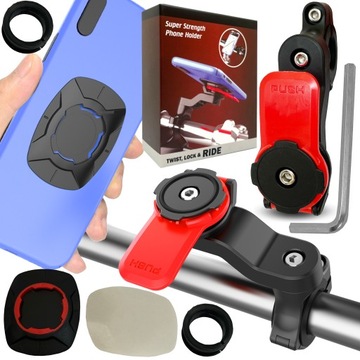 UCHWYT STOJAK NA ROWER MOTOR QUAD LOCK DO TELEFONU GEAR REGULOWANY MTB