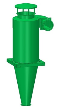 Cyklon (pneumocyklon) do odciąg wyciąg wiórów, trocin 8500 m3/h