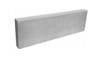 OBRZEŻE BETONOWE KRAWĘŻNIK 100X25X8CM CZARNY BORDO