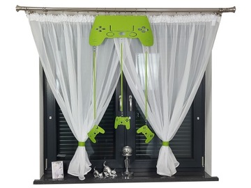DLA DZIECI FIRANA GOTOWA PANEL Z PADEM AŻUR ZAWIESZKA 300x145 GIRLANDA HIT