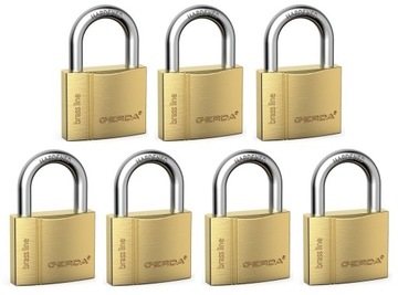 GERDA BRASS LINE 7 KŁÓDKI SYSTEM JEDNEGO KLUCZA 60