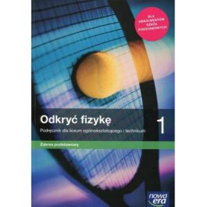 ODKRYĆ FIZYKĘ 1 Podręcznik ze zbiorem poz podstawo (używana