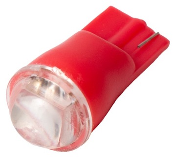 Żarówka T10 12V CZERWONA LED W5W W3W DIODA SMD MULTILED