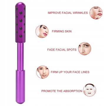 Роликовый массажер для лица 24 частицы германия