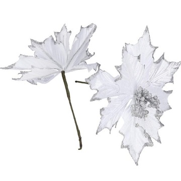 ВИФЛЕЕМСКАЯ ЗВЕЗДА ЦВЕТЫ ДЛЯ РОЖДЕСТВЕНСКОЙ ЕЛКИ ВЕЛЮРОВЫЙ КРЕМ