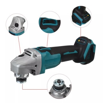 Аккумуляторная бесщеточная угловая шлифовальная машина 125 мм + 2 аккумулятора 21 В