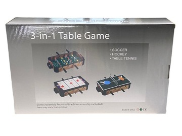 Настольные игры Деревянный игровой стол 3в1