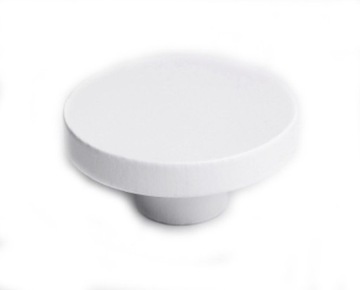 UCHWYT MEBLOWY GAŁKA DREWNIANA LITE DREWNO BIAŁA FI 48mm
